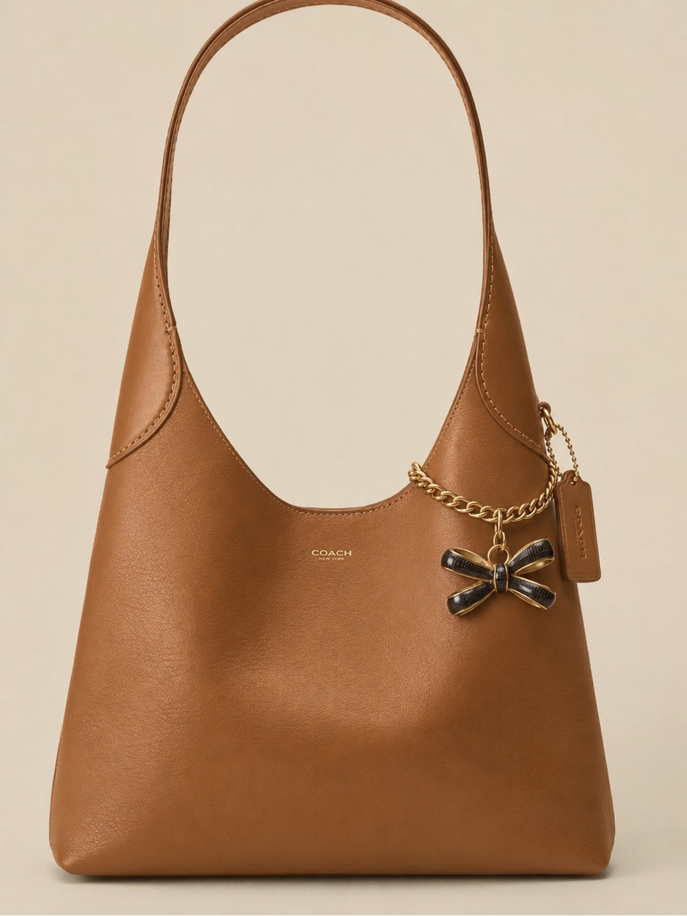Coach Gold Chain with Logo Tag - Picture 2 of 4